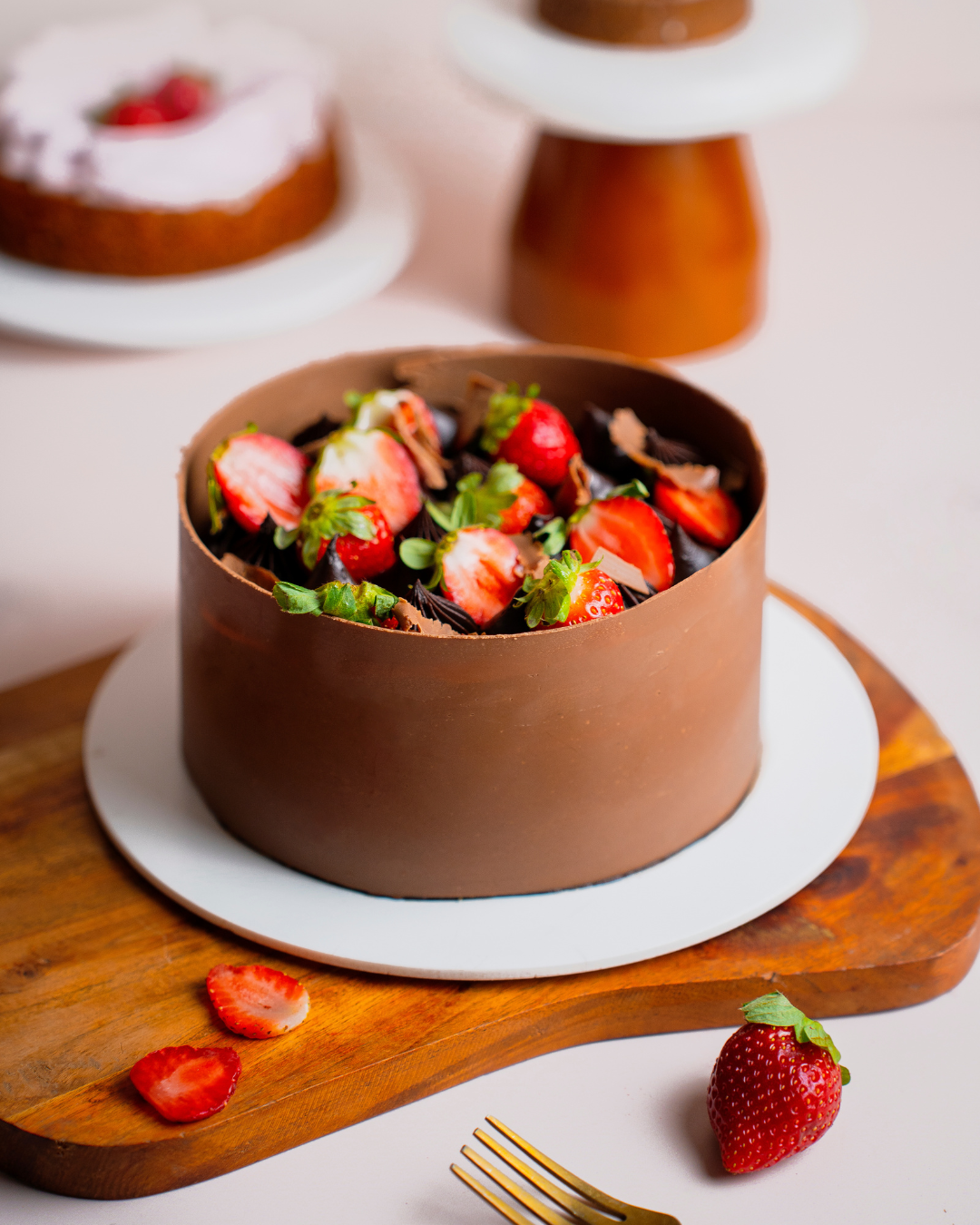 Strawberry Chocolate Cake