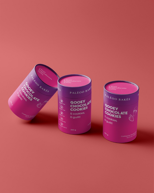 Gooey double chocolate cookies