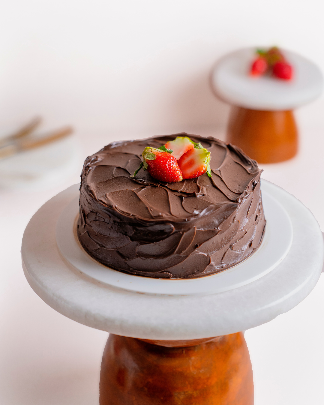 Strawberry Triple Chocolate Crunch Cake 1 kg