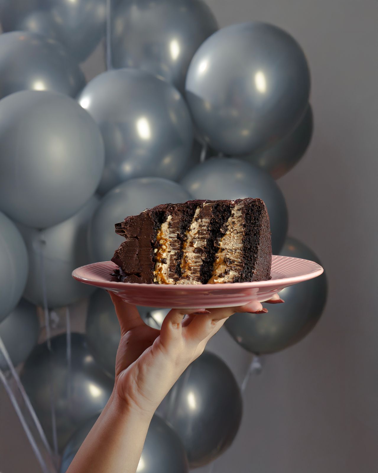 Mocha Caramel Crunch Cake
