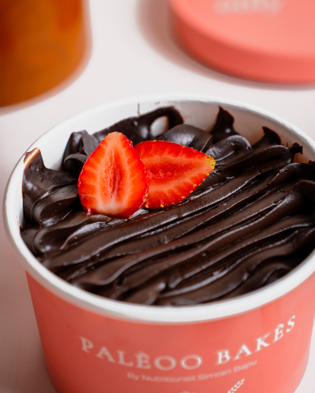 Strawberry Chocolate Mousse Tub