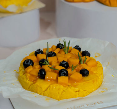 Baked Mango Cheesecake