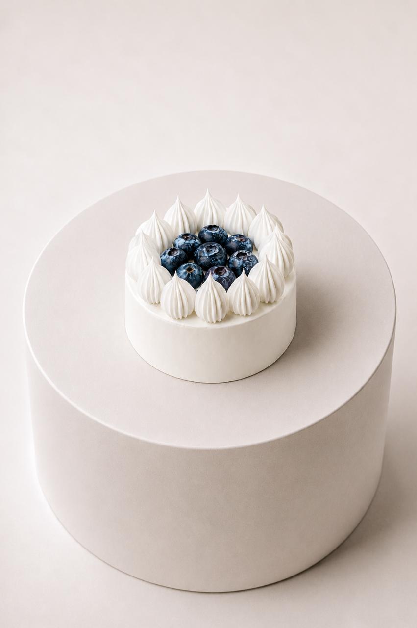 Blueberry Cream Mini Cake