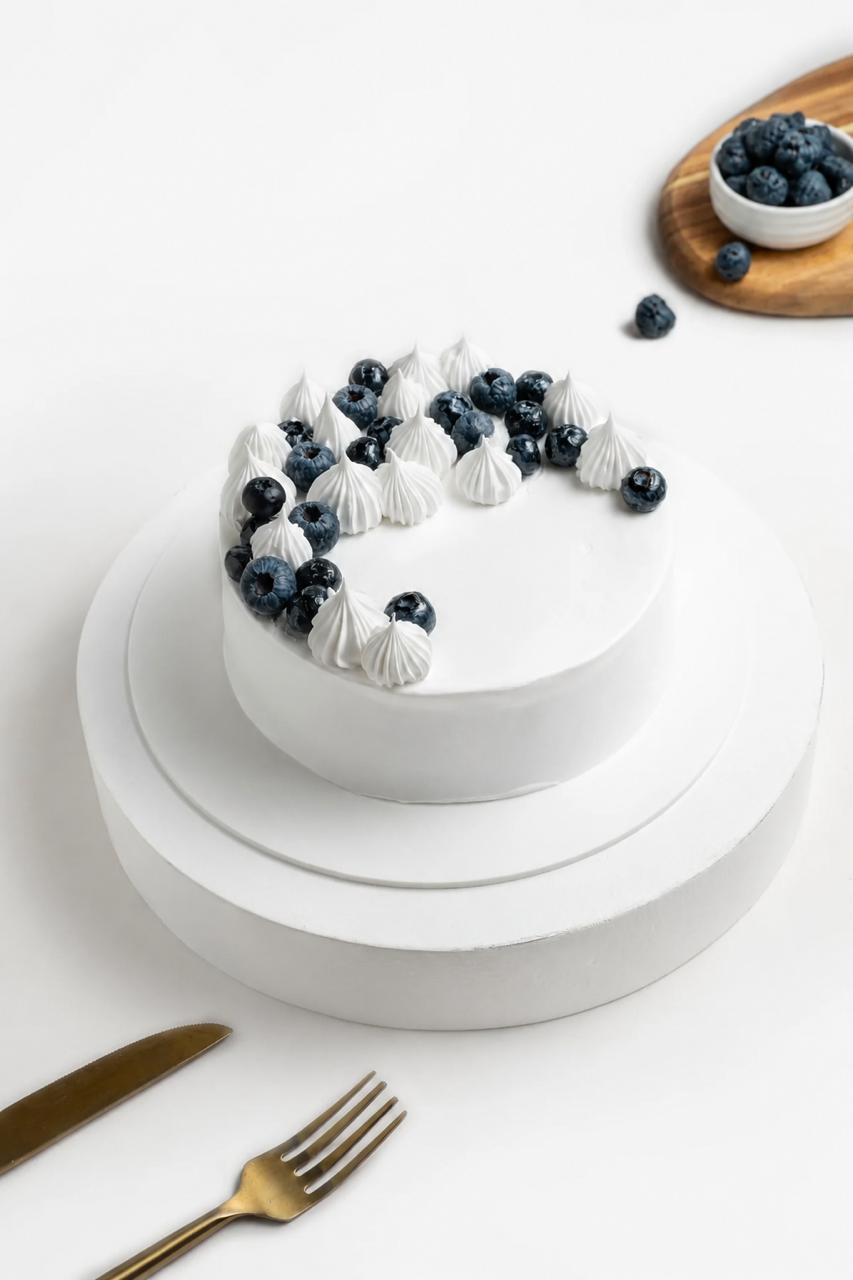 Blueberry Cream Cake