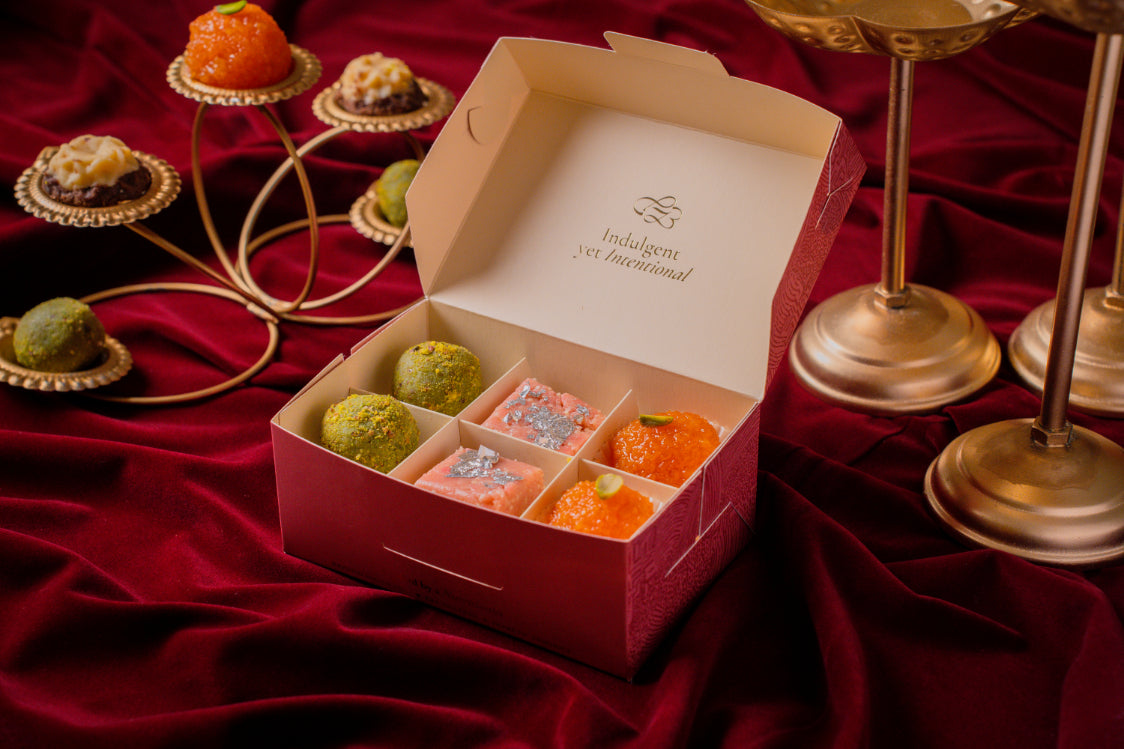Assorted Mithai Box of 6