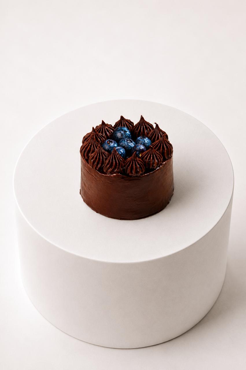 Chocolate Blueberry Mini Cake
