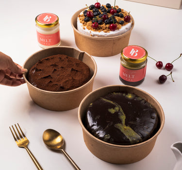 Pistachio Nutella Melt Cake