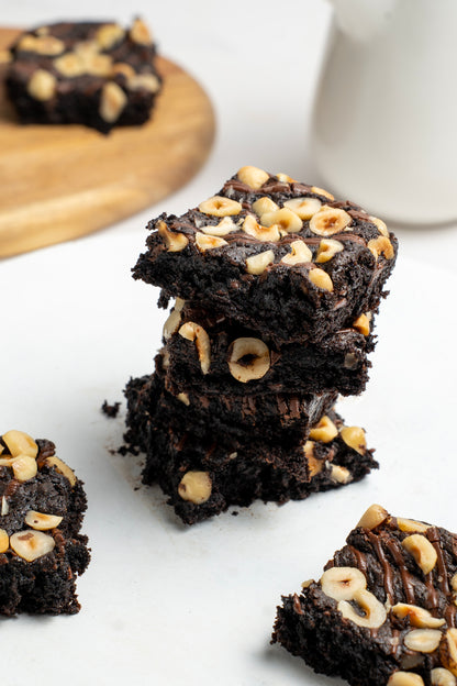 Hazelnut butter brownies