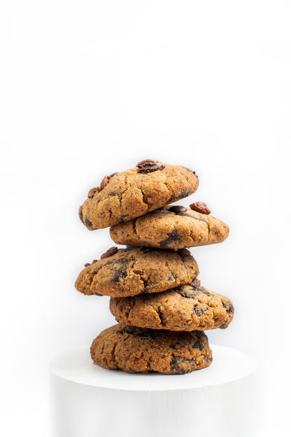 Gooey double chocolate cookies