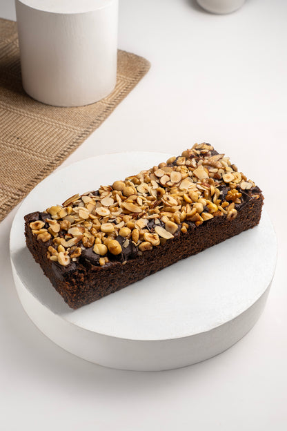 Choco nutty tea loaf