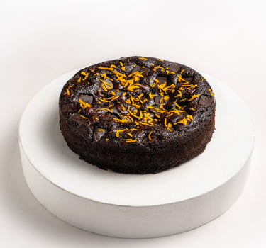Dark chocolate orange teacake