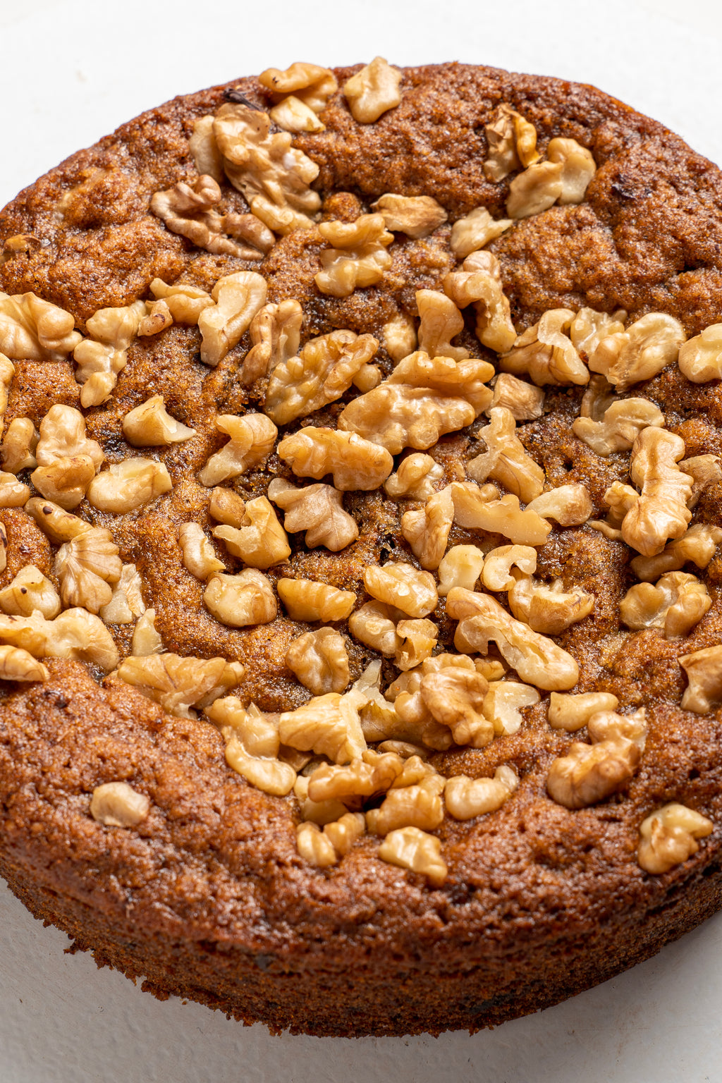 Date and walnut teacake
