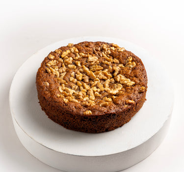 Date and walnut teacake