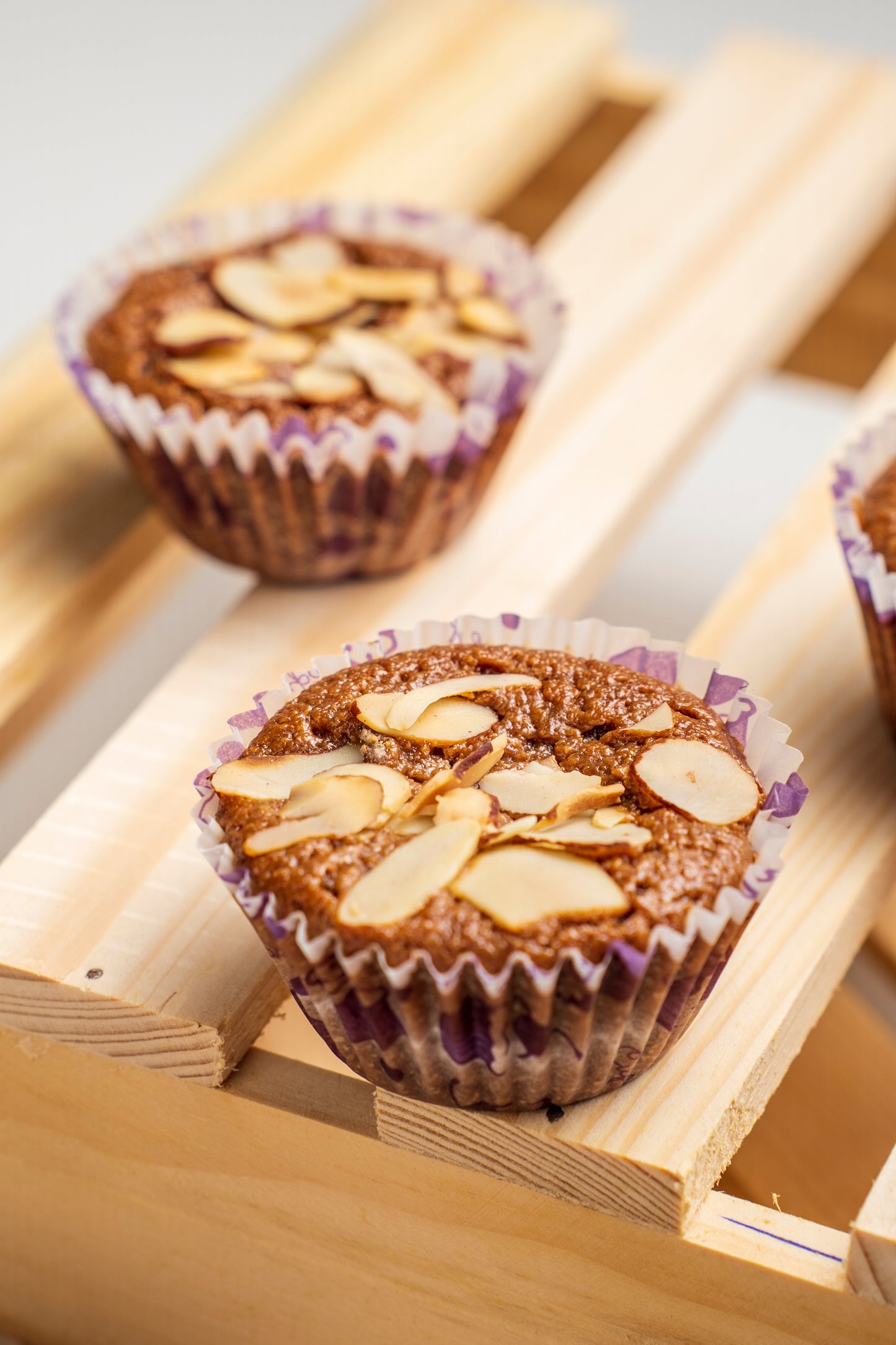 Vanilla Roasted Almond Muffins