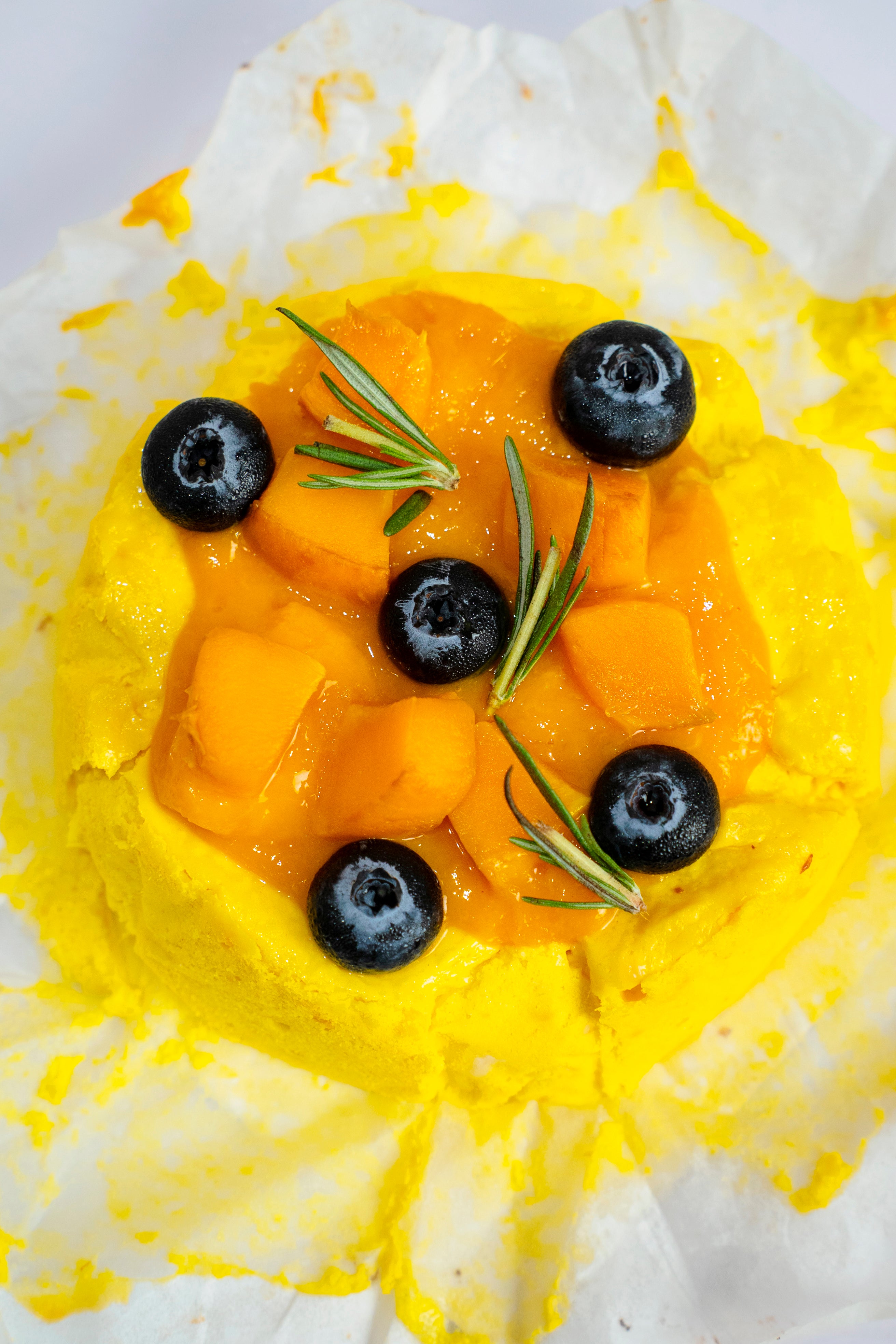 Baked Mango Cheesecake