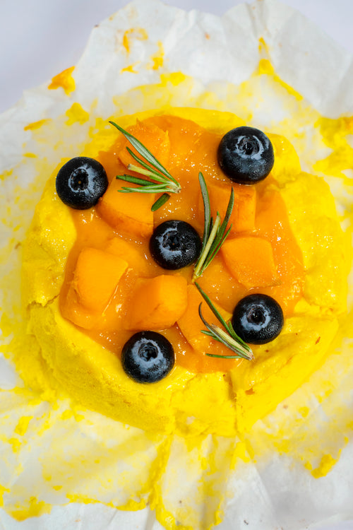 Baked Mango Cheesecake