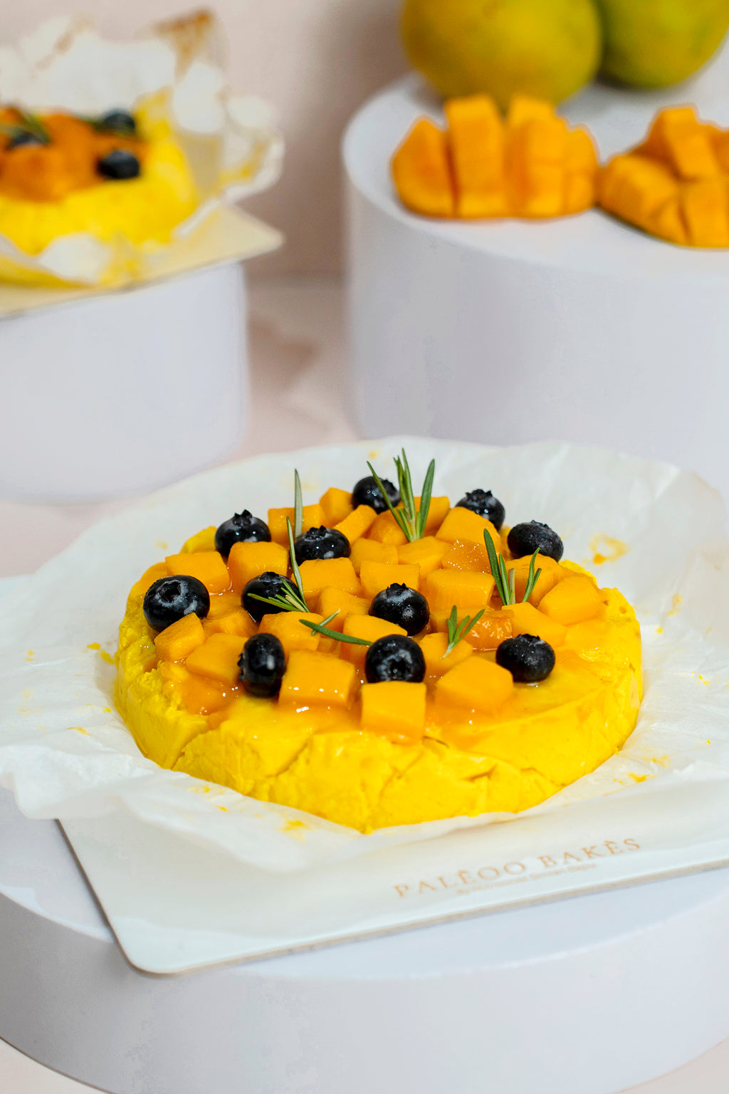 Baked Mango Cheesecake