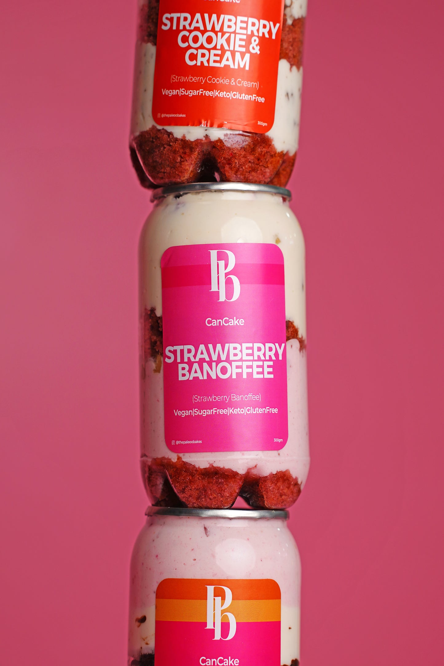 Strawberry Banoffe Cancake