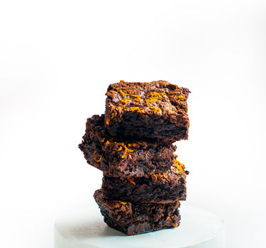 Dark chocolate orange brownies