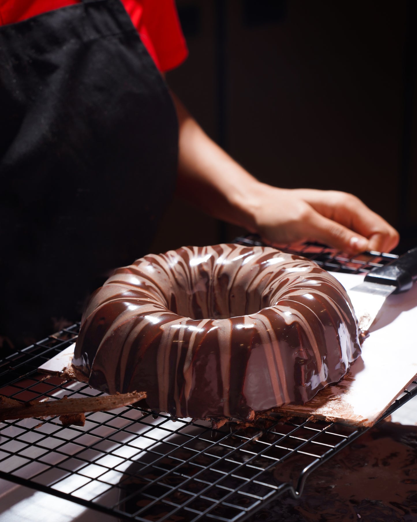 Mocha almond cake