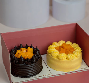 Mango Mini Cakes Box