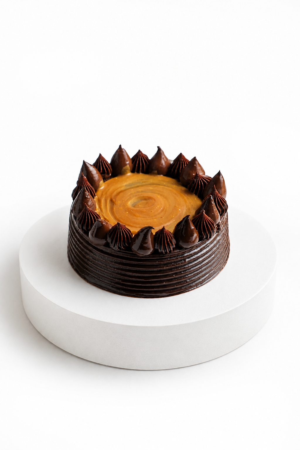 Mocha Caramel Crunch Cake