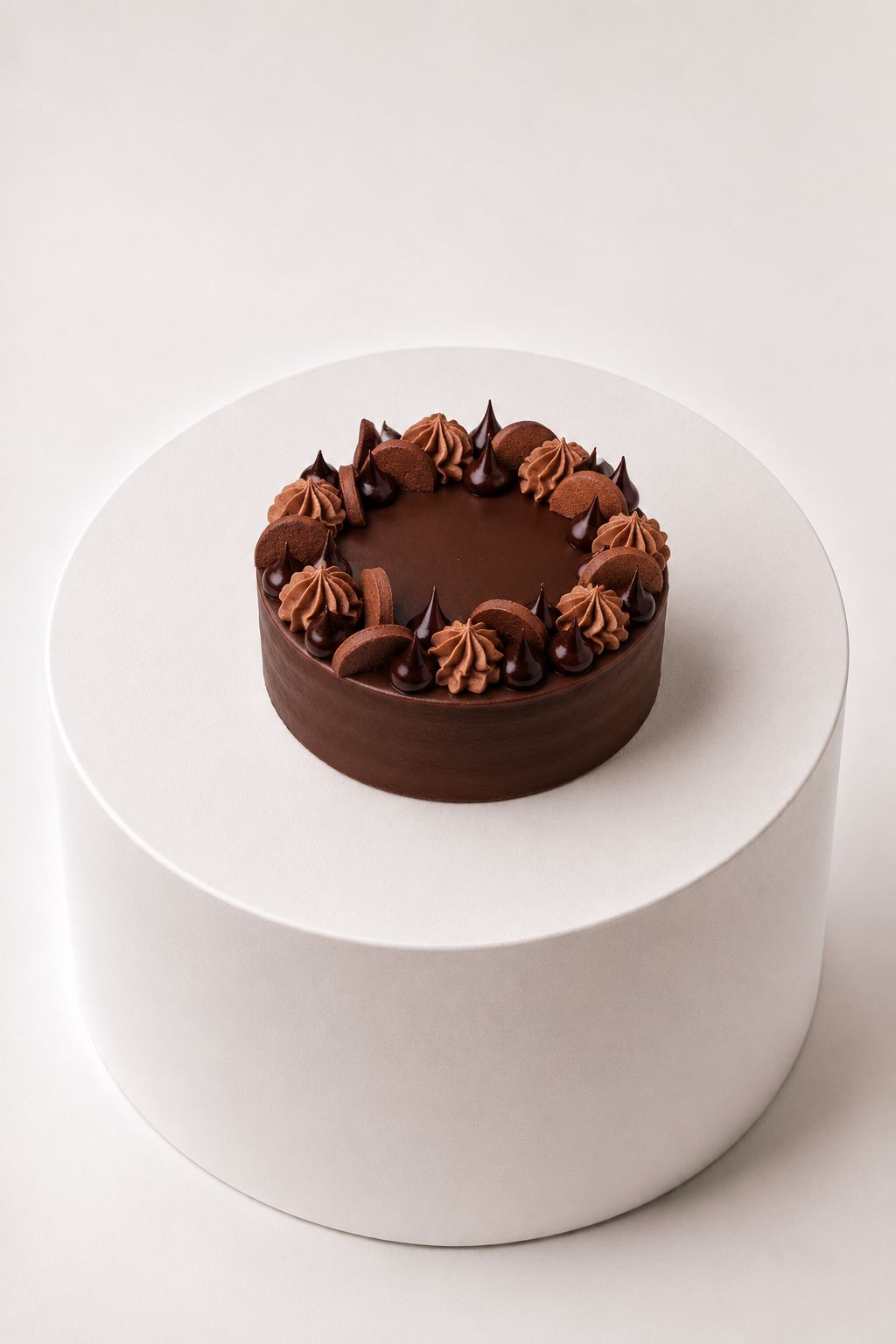 Triple Chocolate Crunch Mini Cake