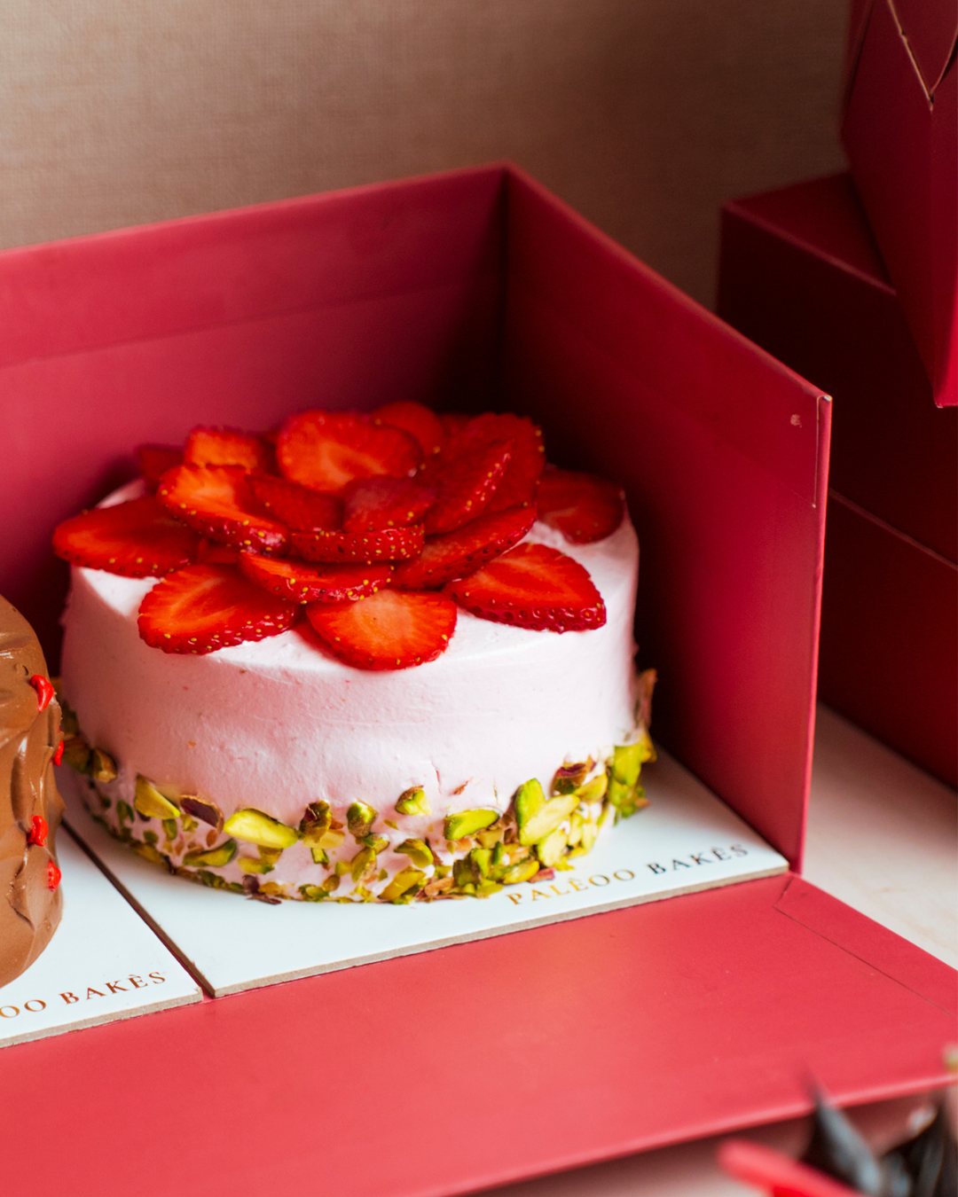 Pistachio Strawberry Pastry